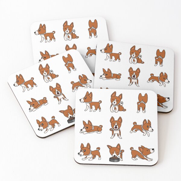 Item preview, 9 Red Basenjis designed and sold by moodystudios.