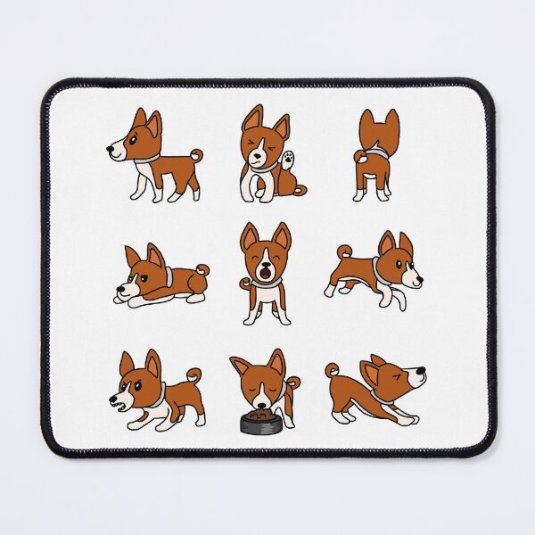 Item preview, 9 Red Basenjis designed and sold by moodystudios.