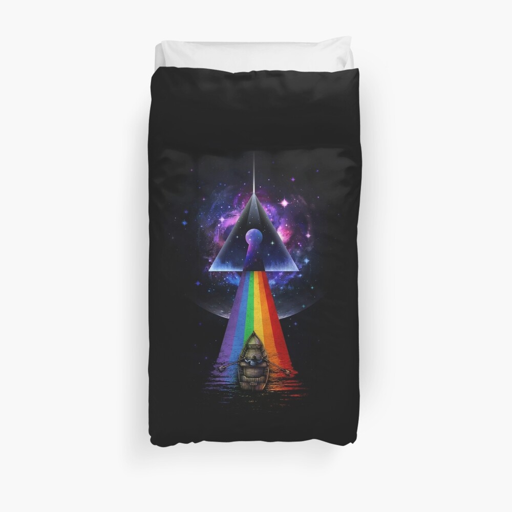 The Dark Side of the Mystery Duvet Cover