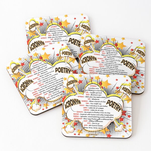 Item preview, ACRONYM IN POETRY designed and sold by BRIAN  PIERRE-ALEXANDER.