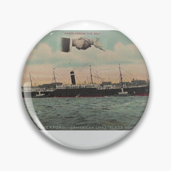 Item preview, Postcard Ship SS Haverford designed and sold by KiwiHola.