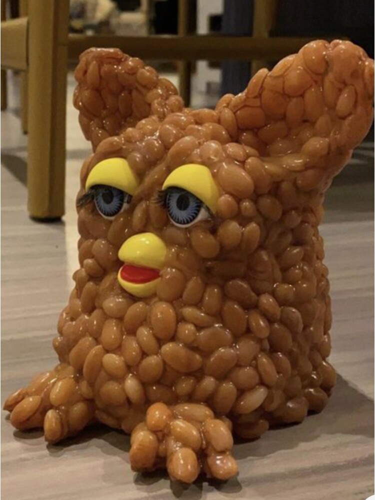 "Bean Furby" Sticker for Sale by oharachic Redbubble