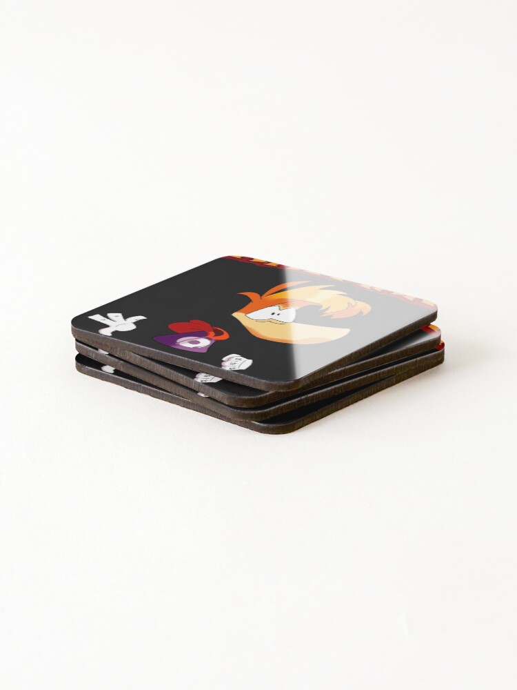 Thumbnail 4 of 5, Coasters (Set of 4), Rayman designed and sold by MatrizGeek.