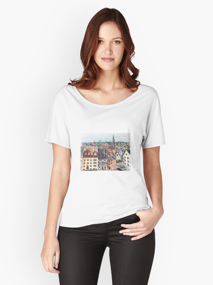 Thumbnail 1 of 3, Relaxed Fit T-Shirt, Nuremberg Views designed and sold by emilypageart.
