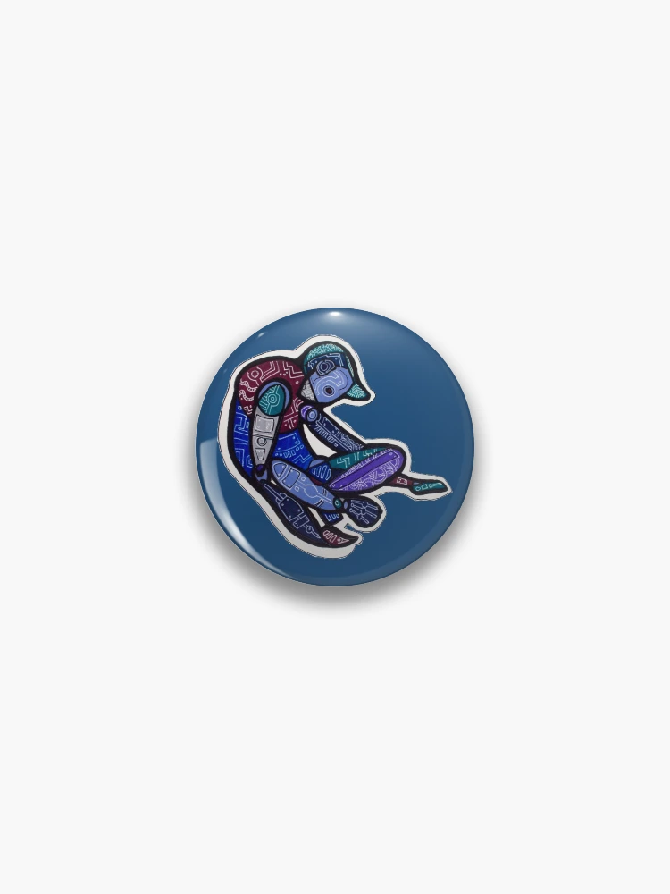 Thumbnail 1 of 3, Pin, Robin designed and sold by LoopGroup.