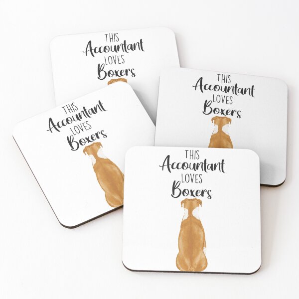 Item preview, This Accountant Loves Boxers | Ginger/White designed and sold by Little Fuzz Shop.