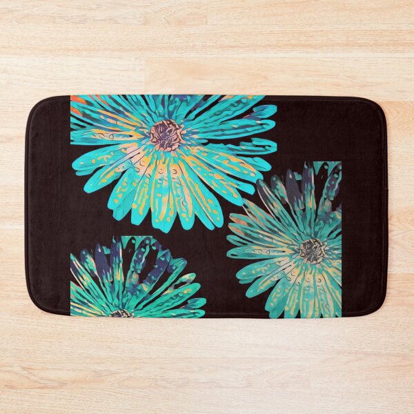 Item preview, Cool Blue Printed Flowers designed and sold by ThePepper603.