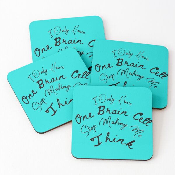 Item preview, One Brain Cell blue designed and sold by Cora Gregory.