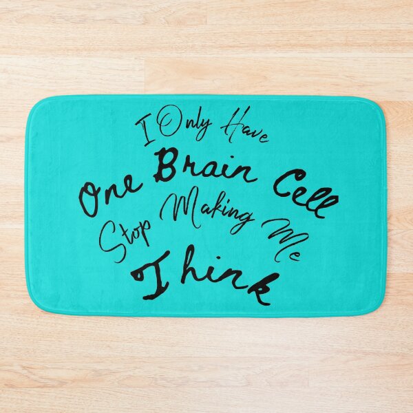 Item preview, One Brain Cell blue designed and sold by Cora Gregory.