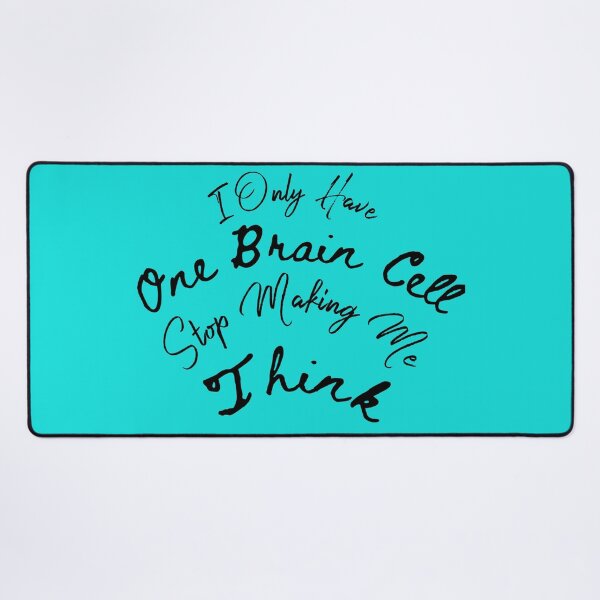 Item preview, One Brain Cell blue designed and sold by Cora Gregory.