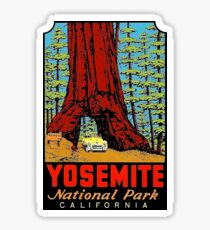Yosemite National Park California Vintage Travel Decal Sticker