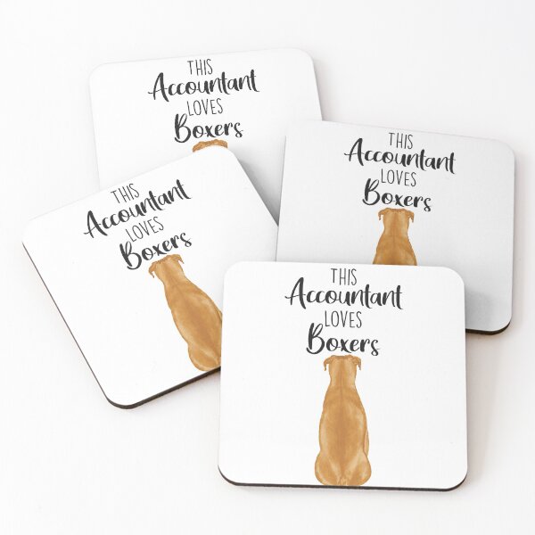 Item preview, This Accountant Loves Boxers | Light Brown designed and sold by Little Fuzz Shop.