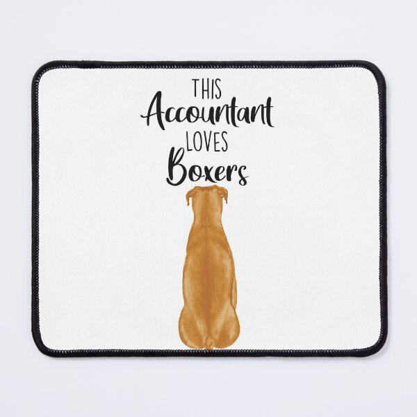 Item preview, This Accountant Loves Boxers | Light Brown designed and sold by Little Fuzz Shop.