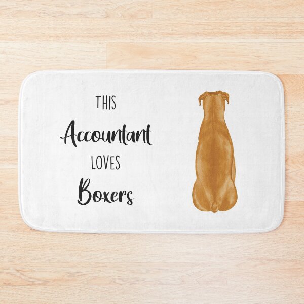 Item preview, This Accountant Loves Boxers | Light Brown designed and sold by Little Fuzz Shop.