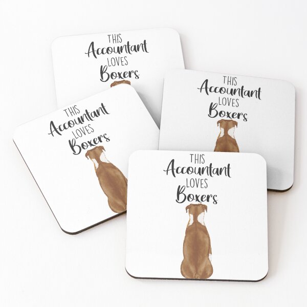 Item preview, This Accountant Loves Boxers | Brown designed and sold by Little Fuzz Shop.