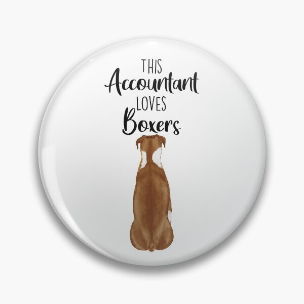 Item preview, This Accountant Loves Boxers | Brown designed and sold by Little Fuzz Shop.