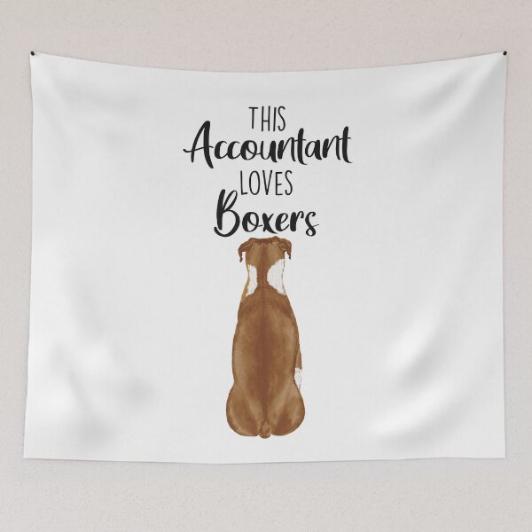 Item preview, This Accountant Loves Boxers | Brown designed and sold by Little Fuzz Shop.