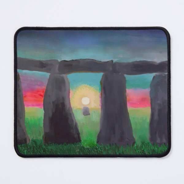 Item preview, Stonehenge at sunrise on day of Summer solstice designed and sold by thalasson.