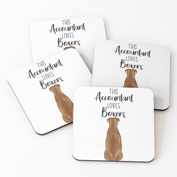 Item preview, This Accountant Loves Boxers | Brown designed and sold by Little Fuzz Shop.