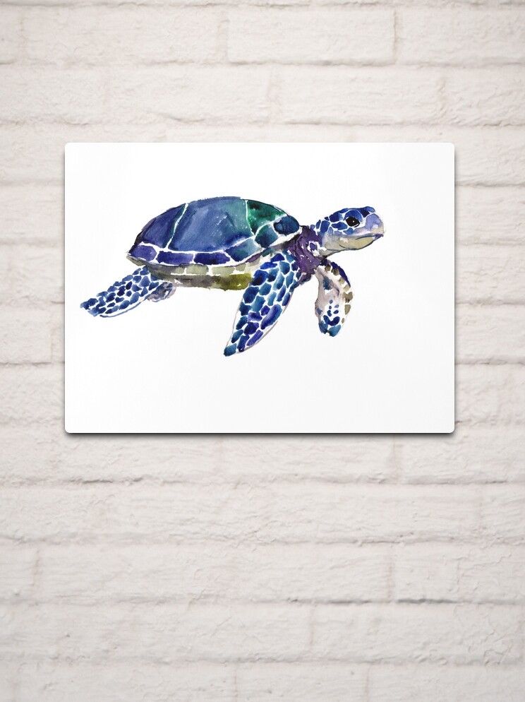 Aluminum Print - Sea Turtle 2024