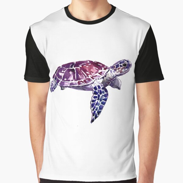 Personalized Lilly Sea Turtle Graphic T-Shirt