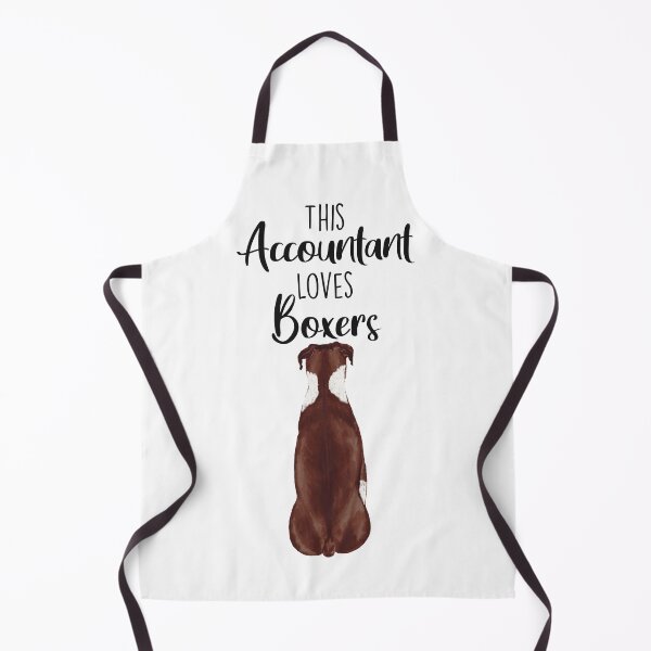 Item preview, This Accountant Loves Boxers | Dark Brown/ White designed and sold by Little Fuzz Shop.