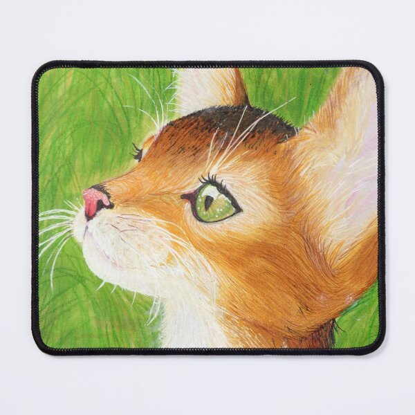 Item preview, Abyssinian Cat Portrait designed and sold by playfulpuffin.