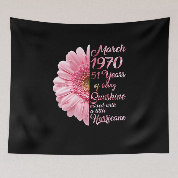 Item preview,  March Girl 1970 TShirt 51 Years Old 51st Birthday Gift  designed and sold by RohiatohBarry.