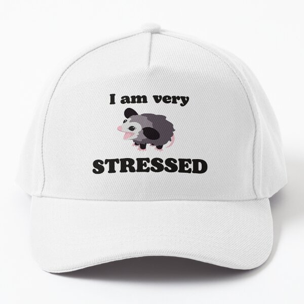 Item preview, cute opossum is very stressed designed and sold by Lindsey Sheets.