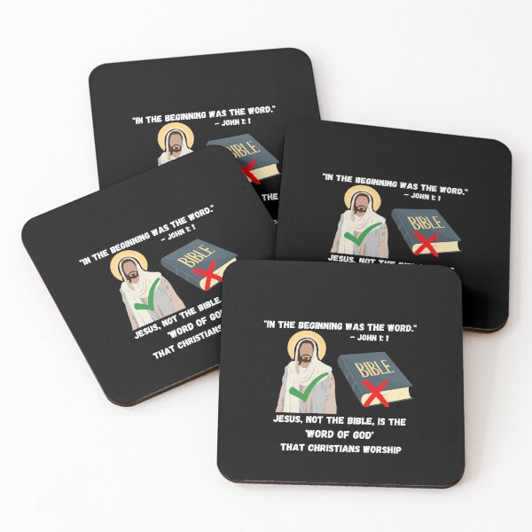 Item preview, Worship Jesus, not the Bible  designed and sold by CheekyGrace.