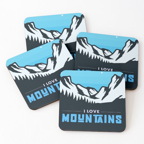 Item preview, I Love Mountains Sunset designed and sold by Timegraf.