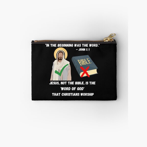 Item preview, Worship Jesus, not the Bible  designed and sold by CheekyGrace.