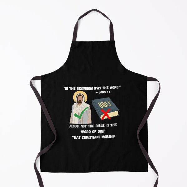 Item preview, Worship Jesus, not the Bible  designed and sold by CheekyGrace.