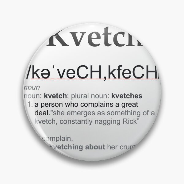 Item preview, Yiddish Kvetch To Complain  designed and sold by KiwiHola.