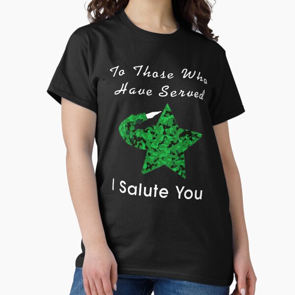 Item preview, A aquellos que han servido, los saludo: saludando a Star Forest Camo designed and sold by allmarkmade.