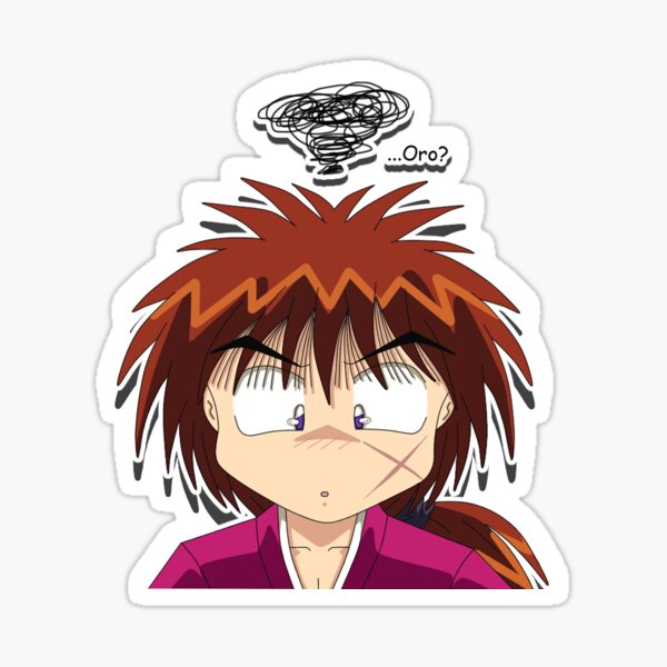 Himura kenshin - Kenshin manga Sticker by ArtSellerWorker