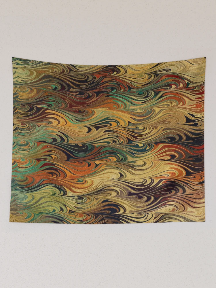 Thumbnail 2 of 3, Tapestry, Wave Of Colors designed and sold by Mandala Of Life.