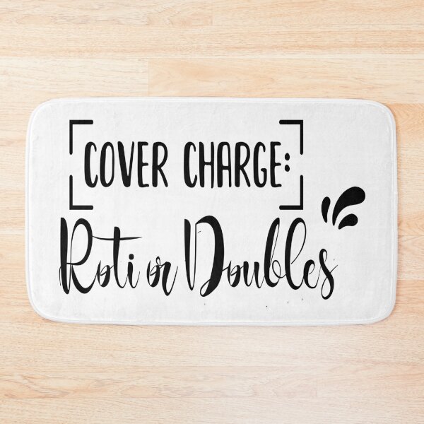 Item preview, Door Mat- Cover Charge "Roti or Doubles designed and sold by BRIAN  PIERRE-ALEXANDER.