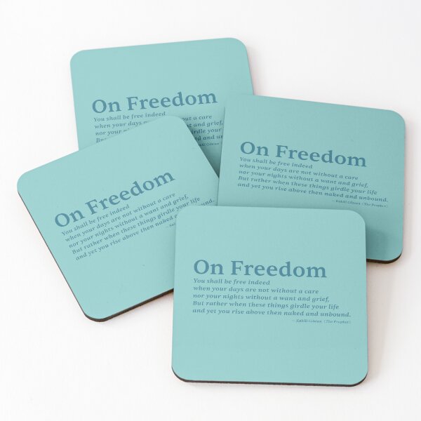 Item preview, On Freedom - From Prophet by Kahlil Gibran designed and sold by CarlottaLai.