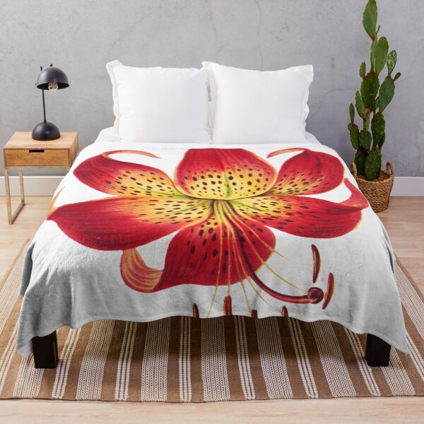 Item preview, Tiger Lily Vintage Illustration by L. Prang & Co. designed and sold by Happy-Trails.