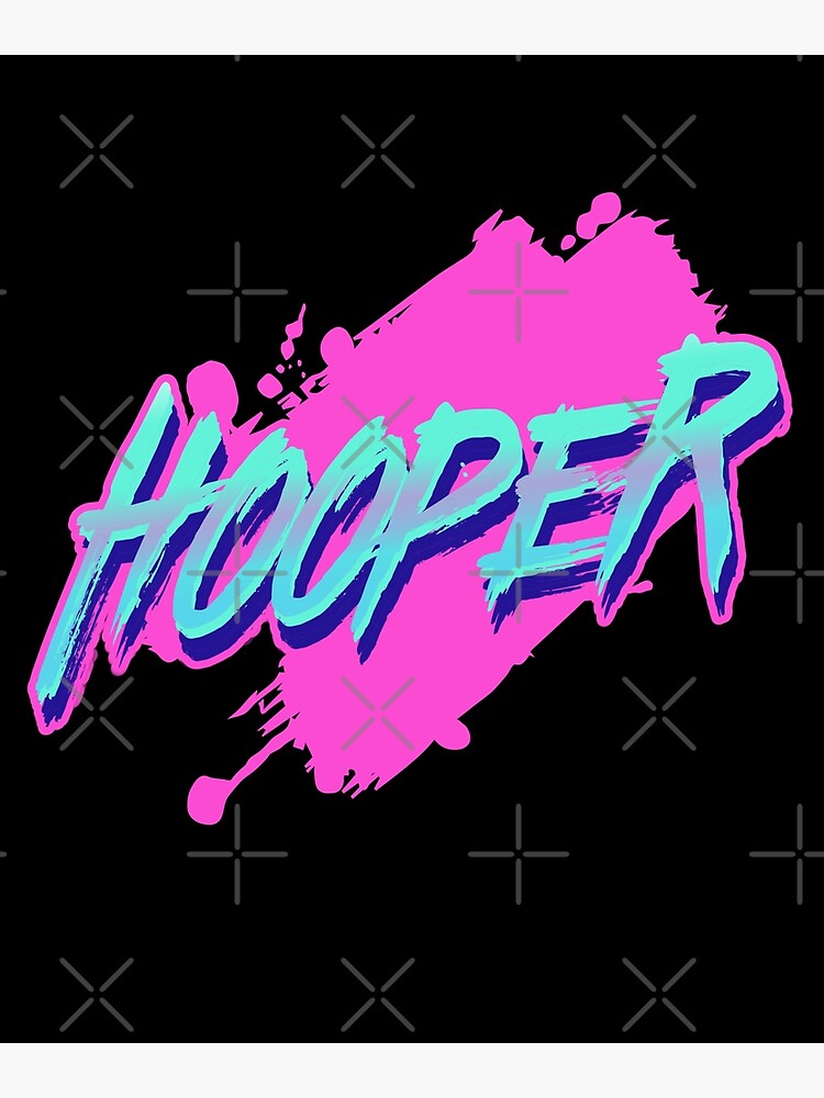&ldquo;Hooper Paint Splash&rdquo; Poster for Sale by ASAPPTEES | Redbubble