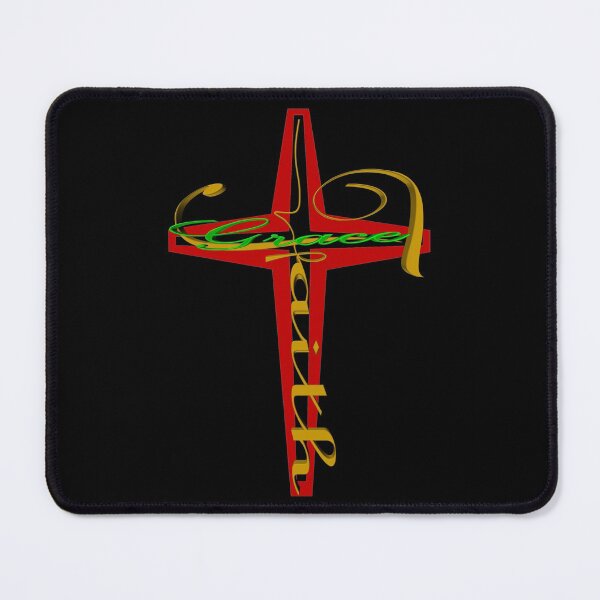 Item preview, Grace Through Faith Christmas Cross designed and sold by toddbrooney.