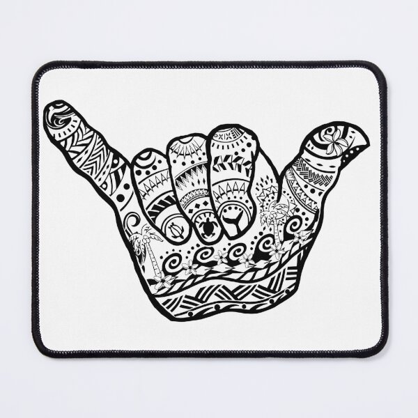 Item preview, Hawaiian - Polynesian - Samoan Tribal Hang Loose designed and sold by sunnthreads.