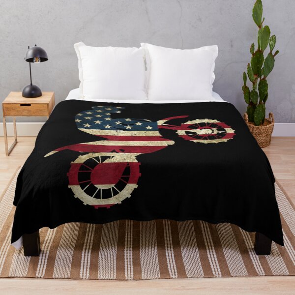 Item preview, Motocross Dirt Bike American Flag designed and sold by spherevilla.