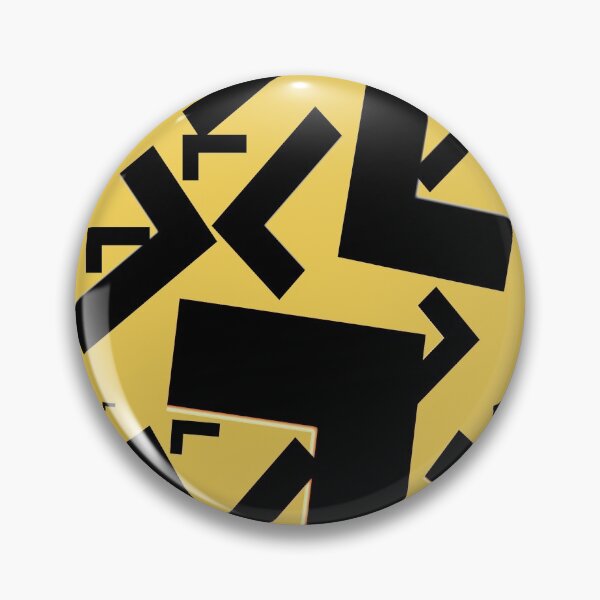 Item preview, Geometric abstract black on yellow background designed and sold by regiaart.