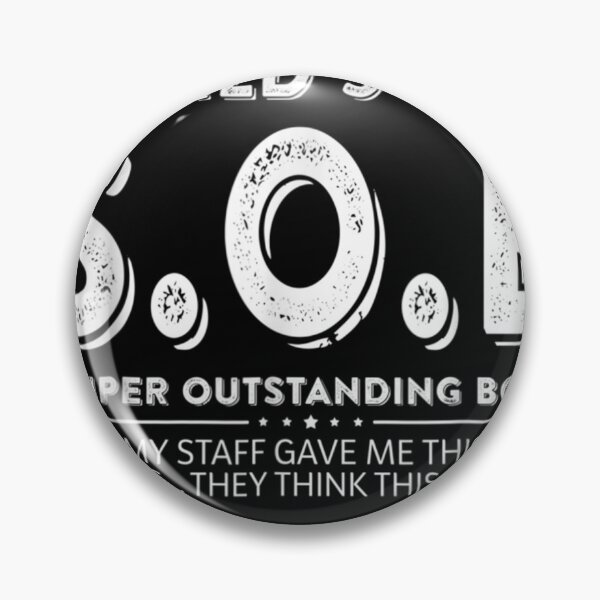 Item preview, World's Best S.O.B Super Outstanding Boss Funny Colleague  designed and sold by CarlFio.