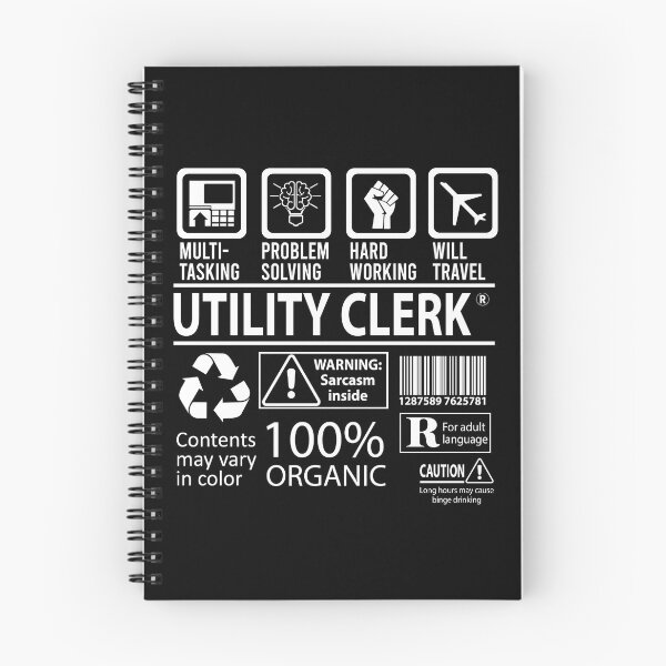 Item preview, Utility Clerk T Shirt - MultiTasking Certified Job Gift Item Tee designed and sold by sabinacsnm.
