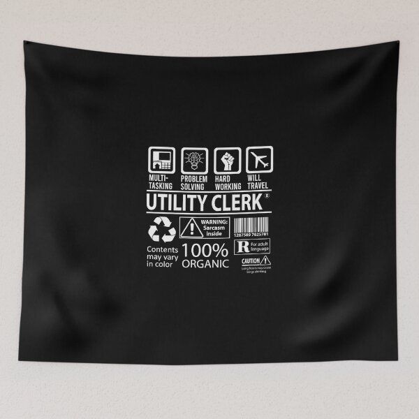 Item preview, Utility Clerk T Shirt - MultiTasking Certified Job Gift Item Tee designed and sold by sabinacsnm.