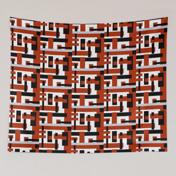 Item preview, chaos of black and orange lines   designed and sold by claytondaviest.