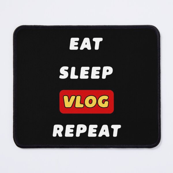 Item preview, Vlogger T-ShirtEAT SLEEP VLOG REPEAT - VLOGGER designed and sold by EbanAdien.
